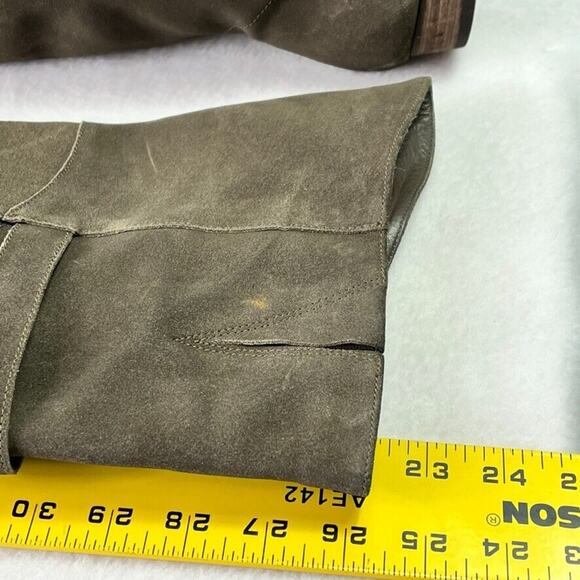 Joie Boots Women 8 Leather Suede Coachella Over The Knee Triple Buckle detail - Picture 11 of 15